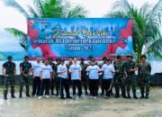 Pangdam Pattimura Gagas Karya Bakti Bersih Pantai, Angkut 2 Ton Sampah