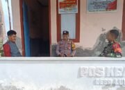 Antisipasi Gangguan Kamtibmas, Bhabinkamtibmas Dan Babinsa Sambang Satkamling