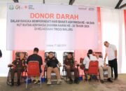 Jelang Hari Bhakti Adhyaksa ke-64, Kejati Maluku Gelar Kegiatan Donor Darah