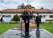 Rayakan HUT Bhayangkara Ke-78 Polres SBB Gelar Upacara Bersama Kodim 1513