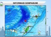 Gempa  Tektonik M5,4 di Laut Banda, Terasa Hingga MBD