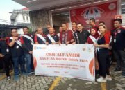 Perduli Kebersihan Kota Ambon  Alfamidi Jensud 4 JMP Hative Kecil, Serahkan Bantuan Motor Sampah Roda Tiga kepada Pemkot