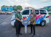 Kodam Pattimura Terima Hibah 1 Unit Ambulance Dari Bank Mandiri