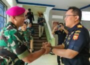 Danlantamal IX Kunjungi Ka Zona Bakamla Timur Dan Ka Kanwil Bea Cukai Maluku