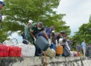 Lanal Aru Berhasil Cegah dan Musnahkan Peredaran Ribuan Liter Miras