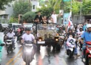 Warga Kota Ambon Antusias Sambut Kepulangan Walikota Dan Wakil Walikota Ambon