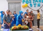 Lanal Saumlaki Gelar Peringatan HUT Posyandu Jalasatrya Ke 9