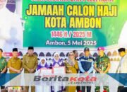 Walikota Ambon Lepas 321 Jamaah Calon Haji Kota Ambon Kloter 22