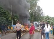 Tiga Negeri di Kabupaten SBB Blokir Jalan, Protes Kebijakan Bupati Cabut Ijin PT SIM