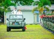 Upacara Peringatan HUT TNI Ke-80 di Maluku Berlangsung Khidmat di Mako Kodaeral IX