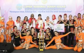 Tim Kota Ambon Raih Runner-Up Lomba Nasional Senam Kreasi