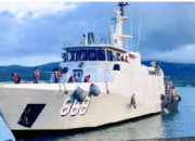 KRI Gulamah-869 Sandar Dermaga Irian Kodaeral lX Ambon,  Jalani Misi Operasi Tameng Papua 2026