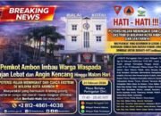 Antisipasi Dampak Cuaca Ekstrem, Pemkot Ambon Siagakan Tim dan Layanan Darurat