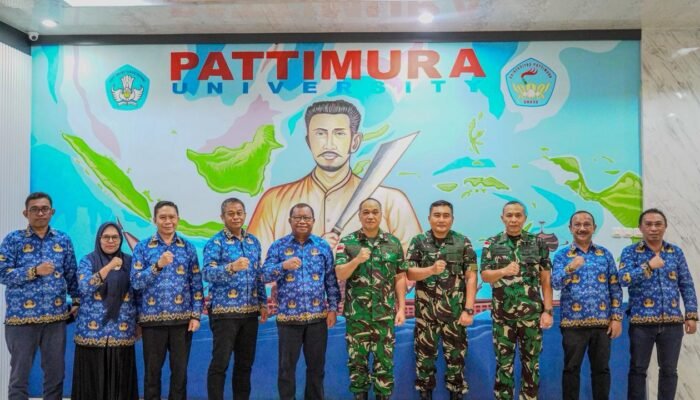 Bangun Sinergitas, Komandan Kodaeral IX Courtessy Call ke Rektor Unpatti