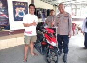 Respons Cepat Polsek Nusaniwe, Motor Warga Hilang Berhasil Ditemukan