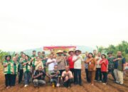 Polsek Nusaniwe Tanam Jagung Pipil, Perkuat Ketahanan Pangan di Kota Ambon