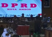 DPRD Ambon Terima LKP Wali Kota 2025, Tiga Ranperda Strategis Ikut Diserahkan