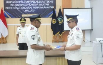 Manuel Yenusi Ambil Alih LPKA Ambon, Wawondos Pimpin Palangka Raya