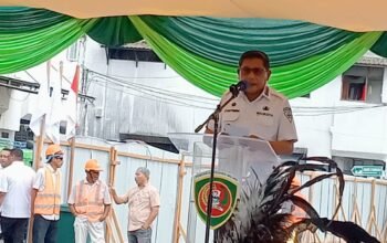 Bangun Kawasan Pesisir Terintegrasi, Pemkot Ambon Pasang Tiang Pertama Pasar Batu Merah Water Front