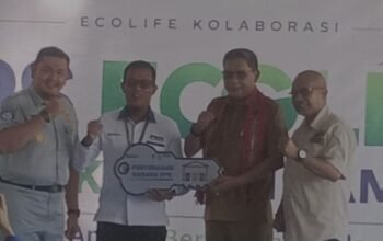 Resmikan TPS Ecolife, Walikota Ambon Apresiasi Dukungan Swasta