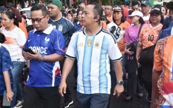 Hari Jadi Kota Ambon ke-451, Dansathantai Kodaeral IX Ikuti Amboina Colour Fun Walk