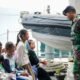 Murid Hang Tuah Ambon Jelajahi Kapal Perang TNI AL Saat Liburan