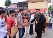 Penyerahan Hadiah Lomba & Syukuran Warnai Upacara HUT Bhayangkara ke -80 Polresta Ambon