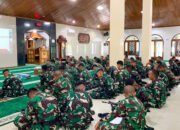 Perkuat Imtak dan Semangat Pengabdian, Personel Kodaeral IX Ikuti Kauseri Agama Islam Secara Vicon