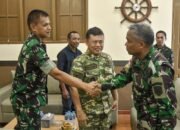 Tingkatkan Infrastruktur Satuan, Wakil Komandan Kodaeral IX Terima Kunjungan Tim Kemhan RI