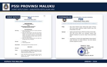 Janggal SK Plt PSSI Aru: Terbit Setelah Pengurus Asprov Dimisioner