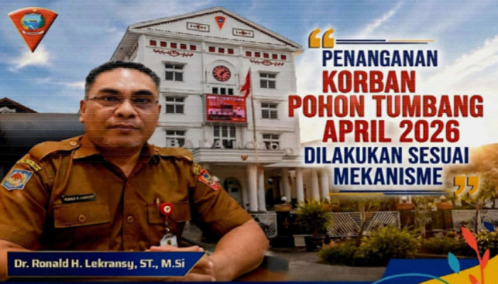 Jubir Pemkot Ambon  :  Penanganan Korban Pohon Tumbang April 2026  Sesuai Mekanisme
