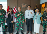 Dankodaeral IX Terima Courtesy Call Pimpinan Bank Mandiri Ambon Pattimura, Perkuat Sinergi