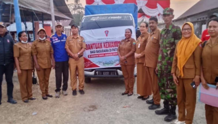 Pemkot Ambon Kirim Bantuan Kemanusiaan ke Warga Patahue yang Terdampak Konflik