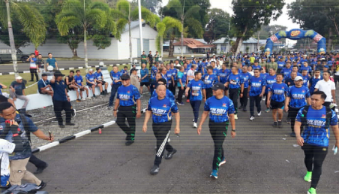Ribuan Warga Tumpah ke Jalan, Fun Run HUT ke-81 TNI Hidupkan Poka–Halong
