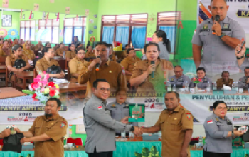 Pasang Alarm Korupsi Dana BOSP, Kepsek  dan Bendahara SD–SMP Salahutu Dibekali Hukum