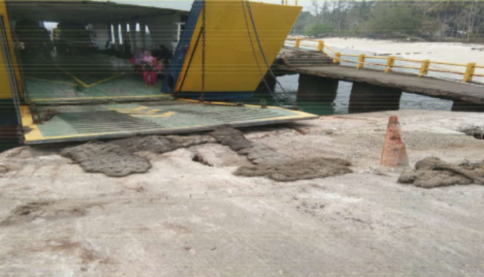 Jembatan Pelabuhan Hunimua Berlubang, Keselamatan Pengguna Jasa Terancam: Kadishub Diminta Bertindak